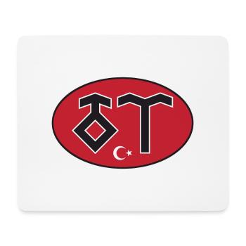 TR (Turkey) in runes - Mouse Pad (horizontal) - white - Front