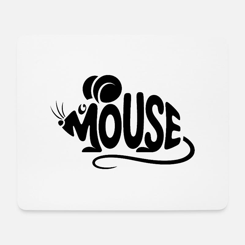 Maus - Cool Bird Logo - Mousepad (Querformat) - Weiß