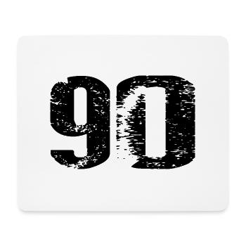 90 Number Leotard - Mouse Pad (horizontal) - white - Front