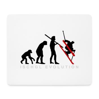Ischgl Ski Evolution - Tapis de souris (format paysage) - blanc - Devant