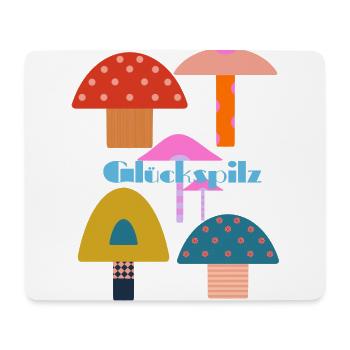 Colorful lucky people - Mouse Pad (horizontal) - white - Front
