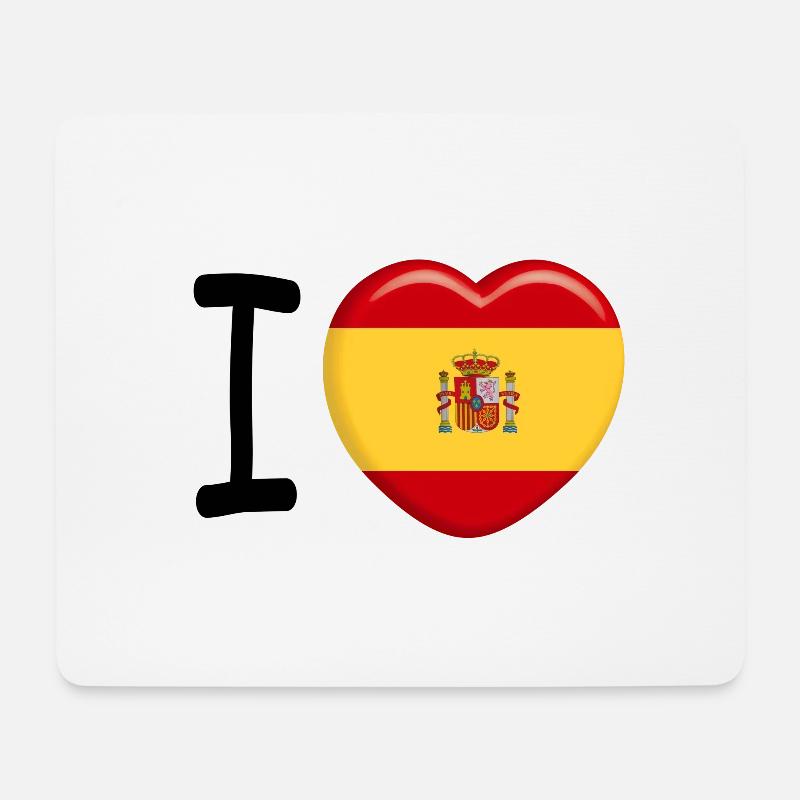 I love Espana - Mouse Pad (horizontal) - white