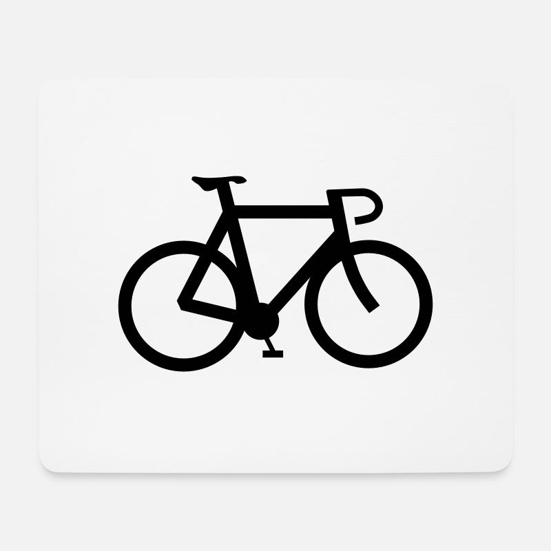 Cyclisme - Tapis de souris (format paysage) - blanc