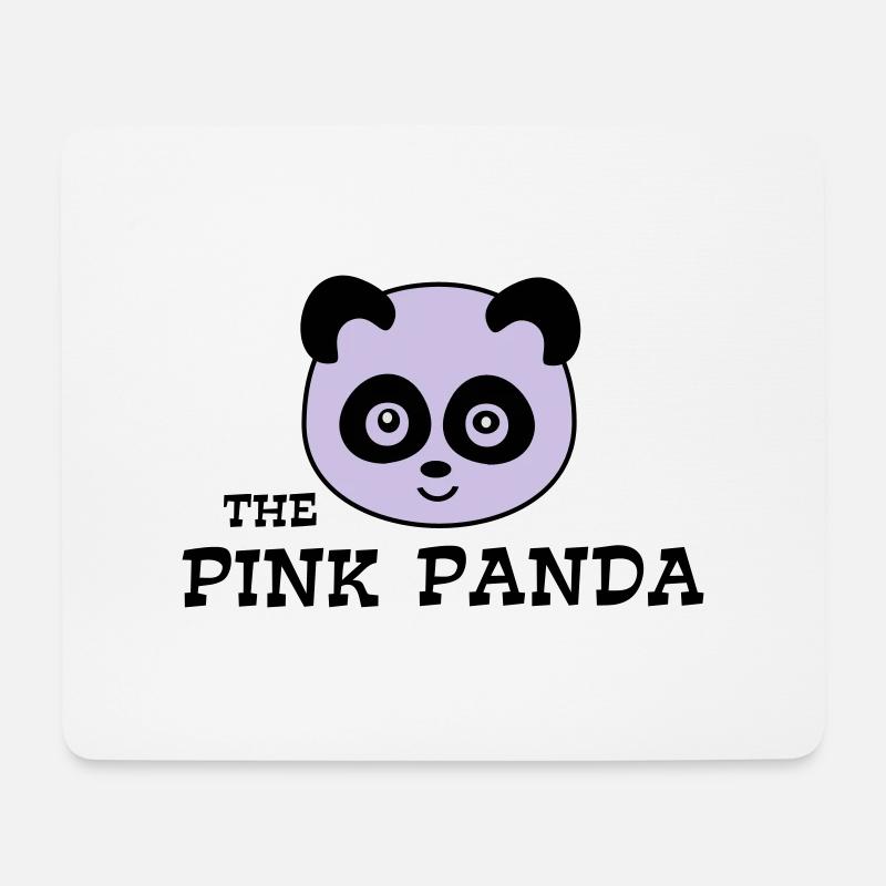 Panda - Mousepad (Querformat) - Weiß