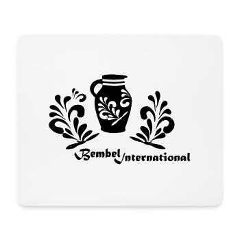 Bembel International FFM - Mousepad (Querformat) - Weiß - Vorne