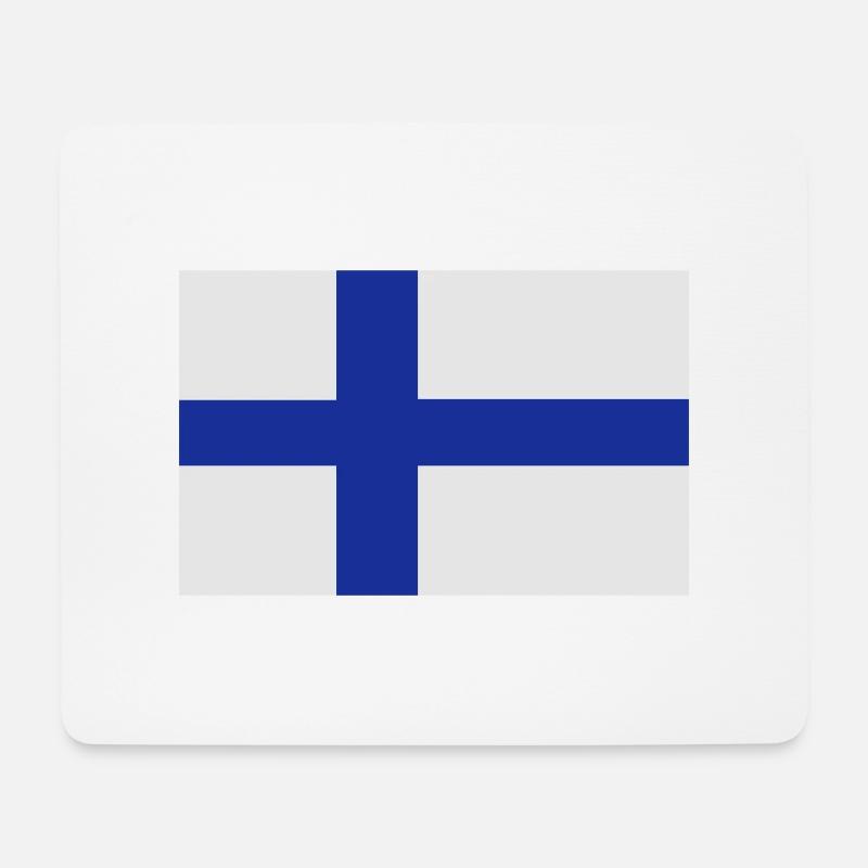 Finland - Mousepad (Querformat) - Weiß