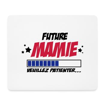 future mamie - Tapis de souris (format paysage) - blanc - Devant