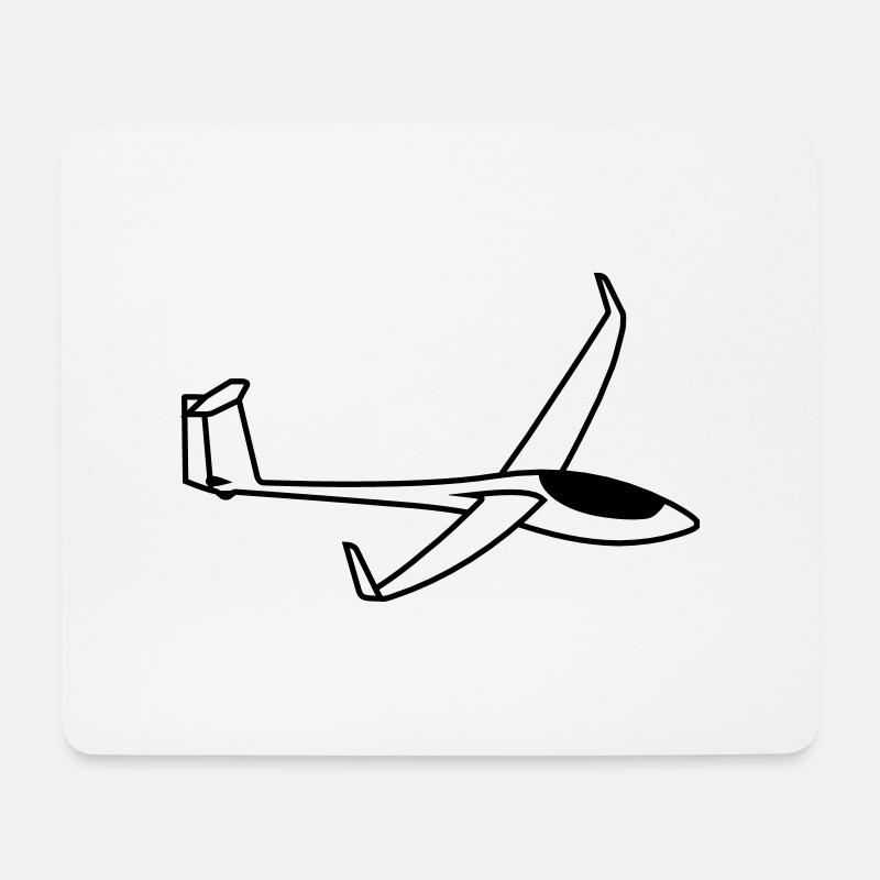 asg29 segelflugzeug - Mousepad (Querformat) - Weiß
