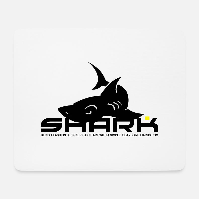 shark-sixmilliards.com - Mouse Pad (horizontal) - white