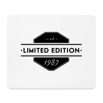 LIMITED EDITION_1987 - Mousepad (Querformat) - Weiß - Vorne