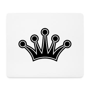 Crown de - Mousepad (Querformat) - Weiß - Vorne