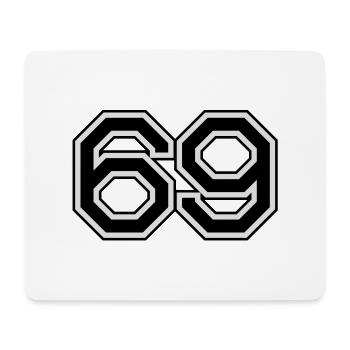 Year 69 - Mouse Pad (horizontal) - white - Front