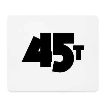 45t - Tapis de souris (format paysage) - blanc - Devant