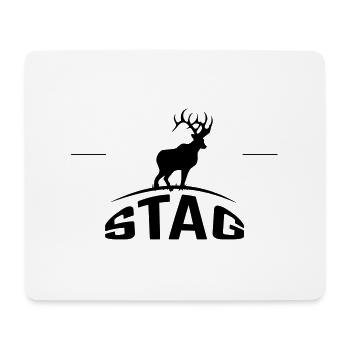Stag - Mouse Pad (horizontal) - white - Front