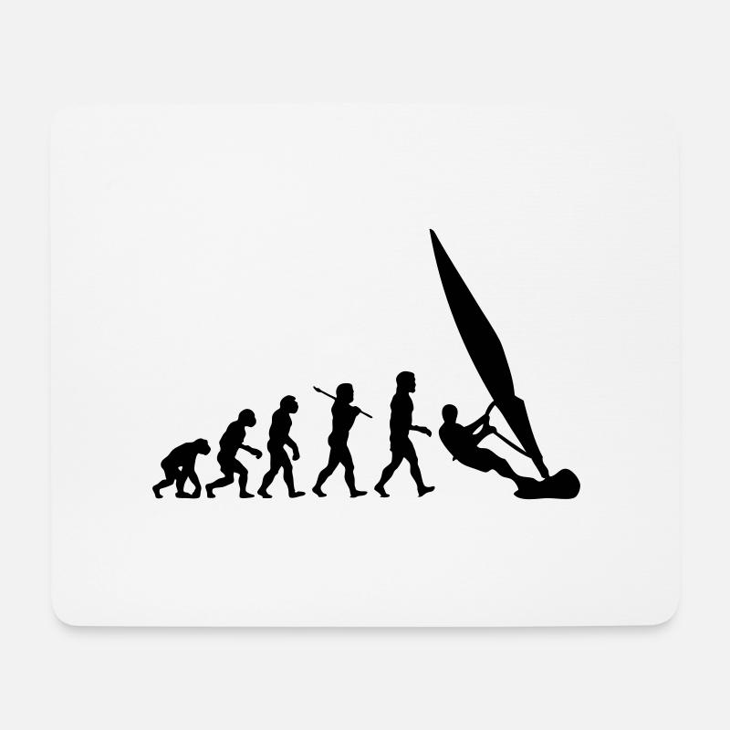 ws01 windsurf evolution - Mousepad (Querformat) - Weiß