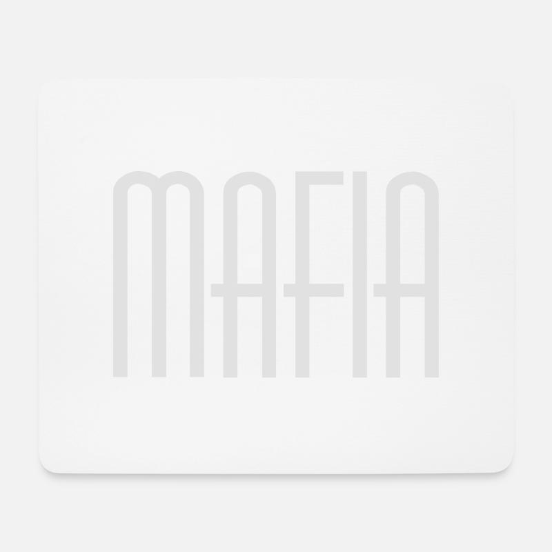 Mafia - Mousepad (Querformat) - Weiß