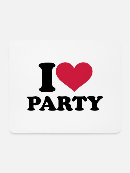 Party - Mouse Pad (horizontal) - white