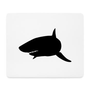 Shark - Mouse Pad (horizontal) - white - Front