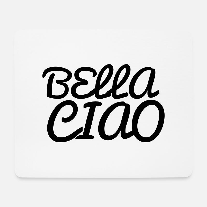 bella ciao - Mousepad (Querformat) - Weiß