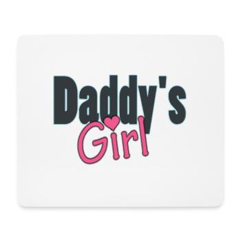 daddy's girl - Mouse Pad (horizontal) - white - Front