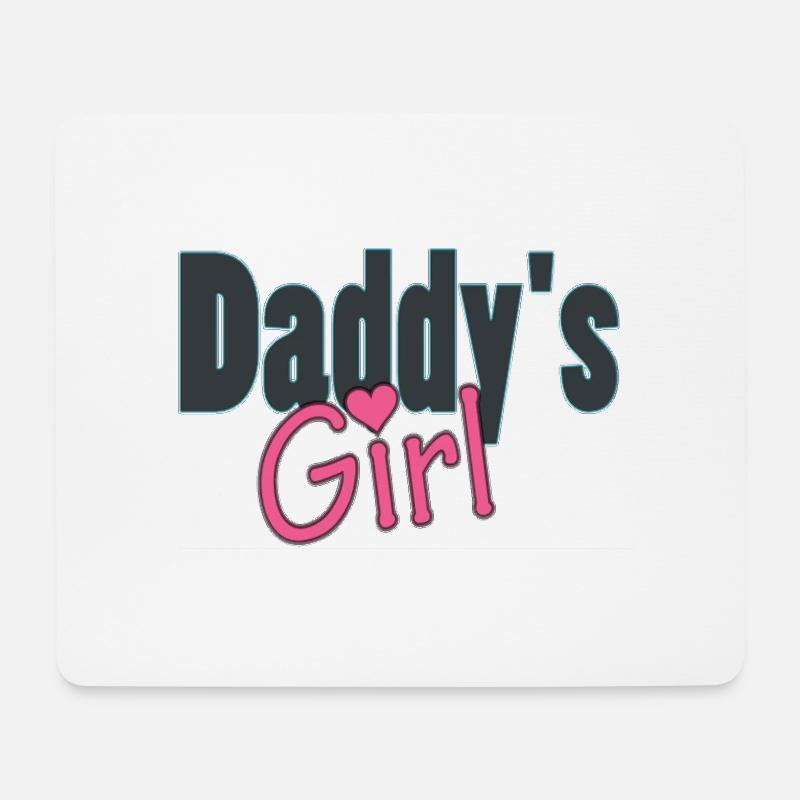 daddy's girl - Mouse Pad (horizontal) - white