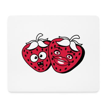 équipe couple paerchen amour amour femme femme ma - Tapis de souris (format paysage) - blanc - Devant