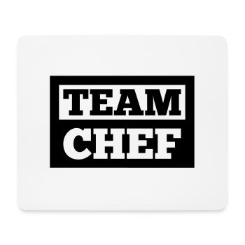 Team Chef - Mousepad (Querformat) - Weiß - Vorne