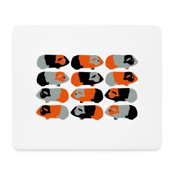 guinea pigs v - Tapis de souris (format paysage) - blanc - Devant