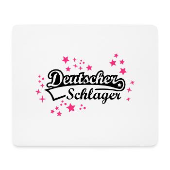 German Schlager music German folk music star - Mouse Pad (horizontal) - white - Front