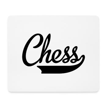 Schach - Mousepad (Querformat) - Weiß - Vorne