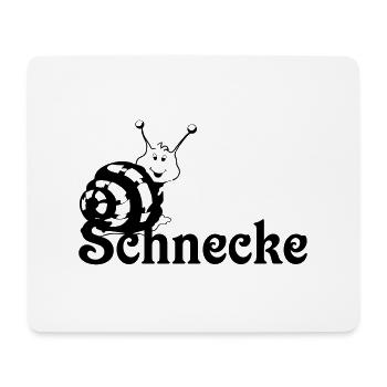 Schnecke - Mousepad (Querformat) - Weiß - Vorne