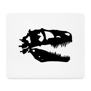 T-rex - Mousepad (Querformat) - Weiß - Vorne