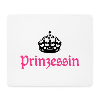 Prinzessin Krone - Mousepad (Querformat) - Weiß - Vorne