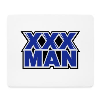 XXX Man - Mousepad (Querformat) - Weiß - Vorne