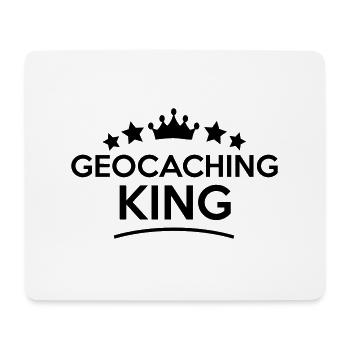 geocaching king stars - Tapis de souris (format paysage) - blanc - Devant