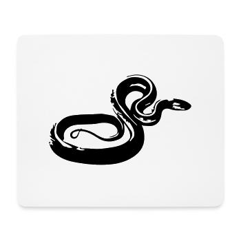 couleuvre - Tapis de souris (format paysage) - blanc - Devant