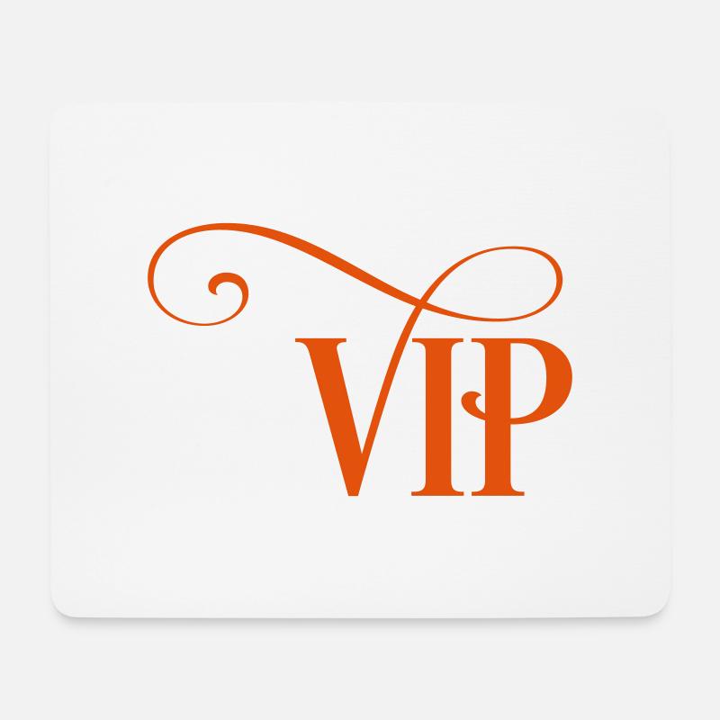 VIP - Mousepad (Querformat) - Weiß