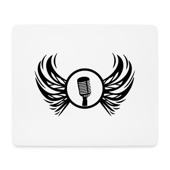 mic_wappen - Mousepad (Querformat) - Weiß - Vorne