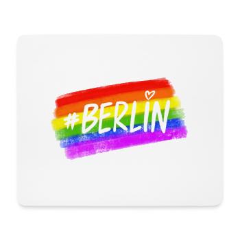 Berlin Pride - Mousepad (Querformat) - Weiß - Vorne