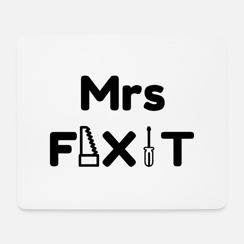 Bricolage / Basteln / Handwerker / DIY - Mousepad (Querformat) - Weiß