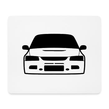 JDM Evo9 | T-shirts JDM - Mousepad (Querformat) - Weiß - Vorne