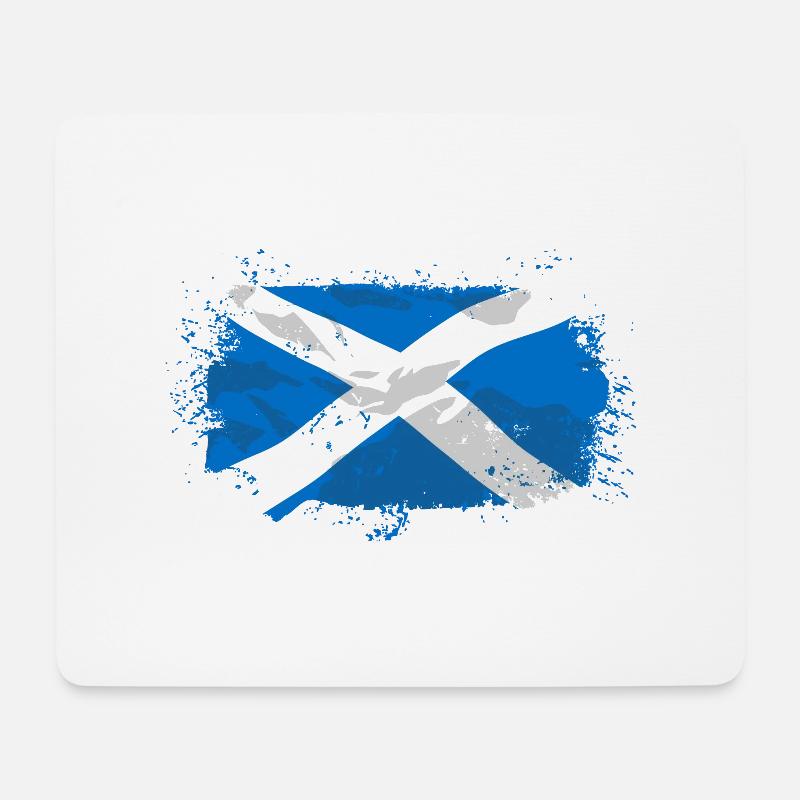 Scotland Flag - Mousepad (Querformat) - Weiß