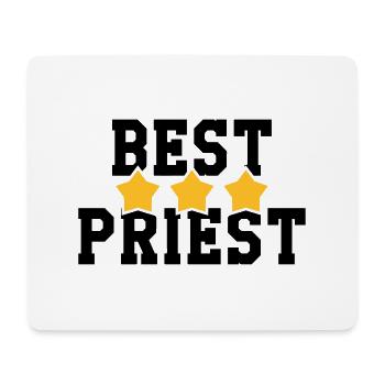 Pfarrer / Priester / Katholisch / Religion - Mousepad (Querformat) - Weiß - Vorne