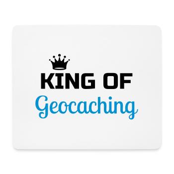 Geocaching / Geocacher / Boussole / Orientation - Tapis de souris (format paysage) - blanc - Devant