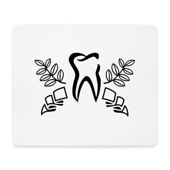 zahn design - Mousepad (Querformat) - Weiß - Vorne