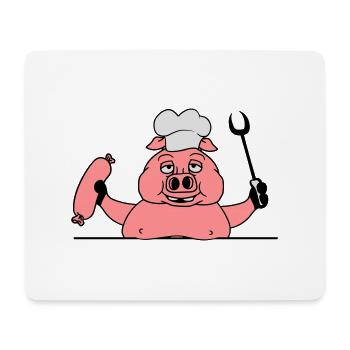 border blank area writing text shield cook cooking - Mouse Pad (horizontal) - white - Front