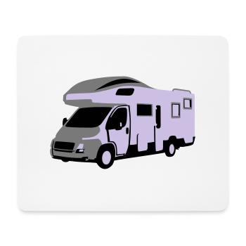 Wohnmobil - Mousepad (Querformat) - Weiß - Vorne