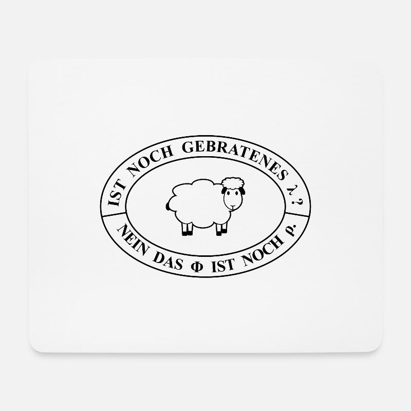 Lustiger Spruch - Physik - Mathe - Chemie - Mousepad (Querformat) - Weiß