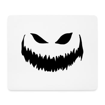 Halloween - Pumpkin Face - Mouse Pad (horizontal) - white - Front