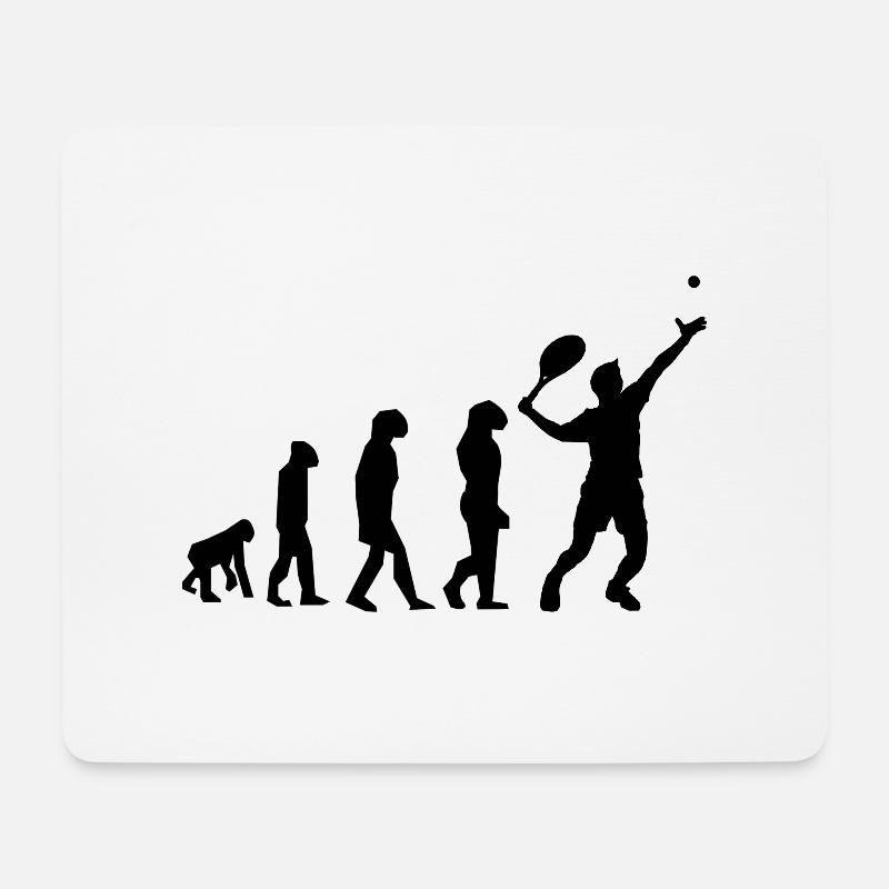 Tennis - Mousepad (Querformat) - Weiß